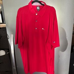 FootJoy Men's Red Polo Shirt